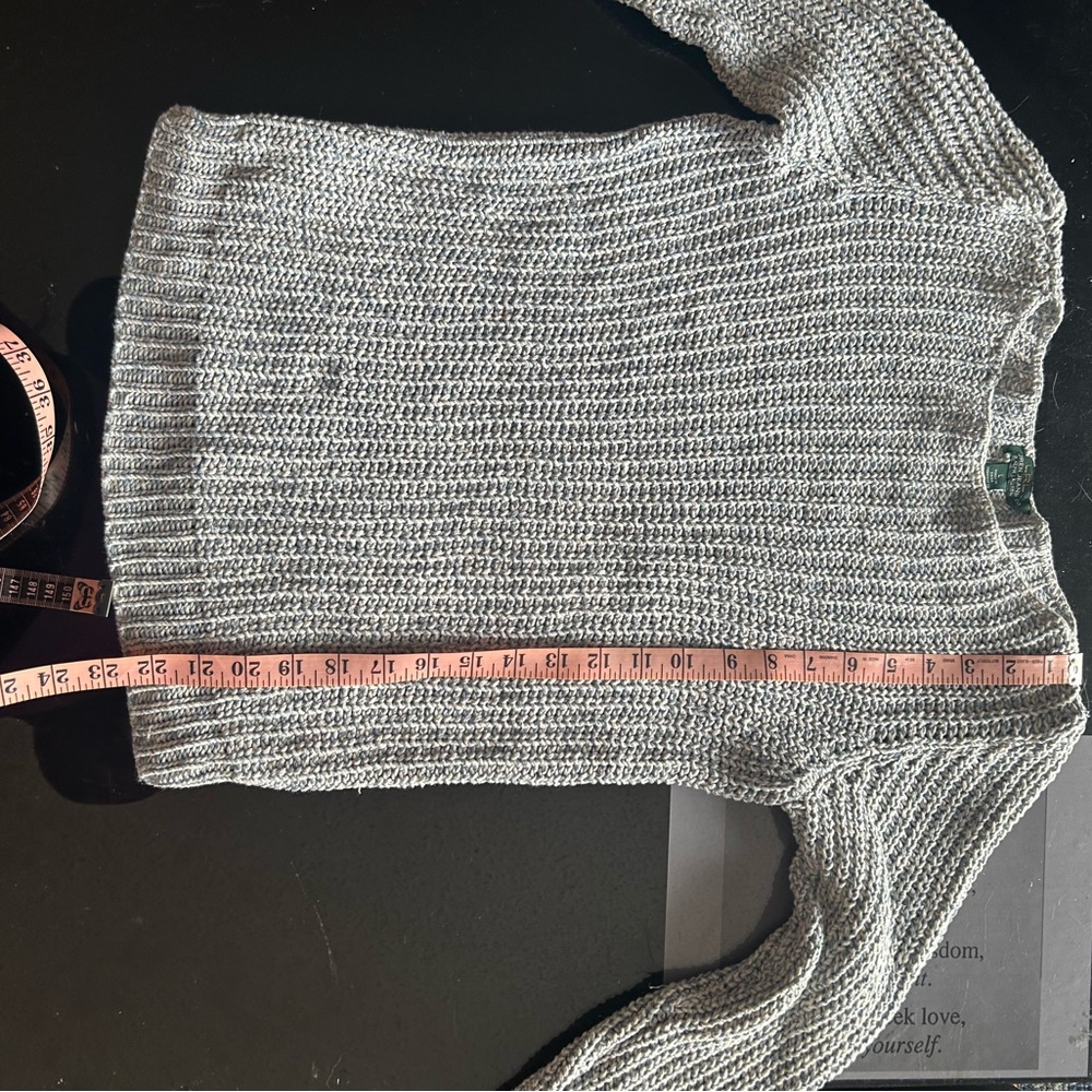 Ralph Lauren Women's Textured Gray Sweater - Picture 5 of 5
